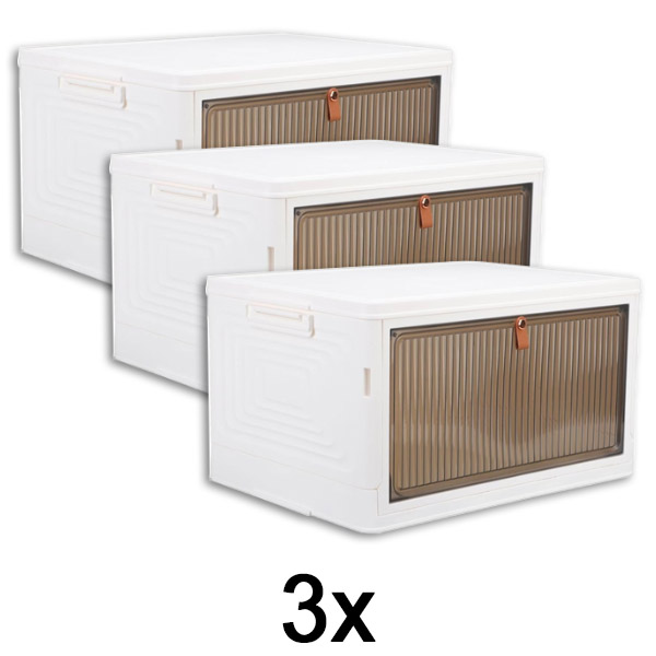 3x Tárolódoboz fedéllel – 2 perc alatt kész, szerszámok nélkül | ORGABOX